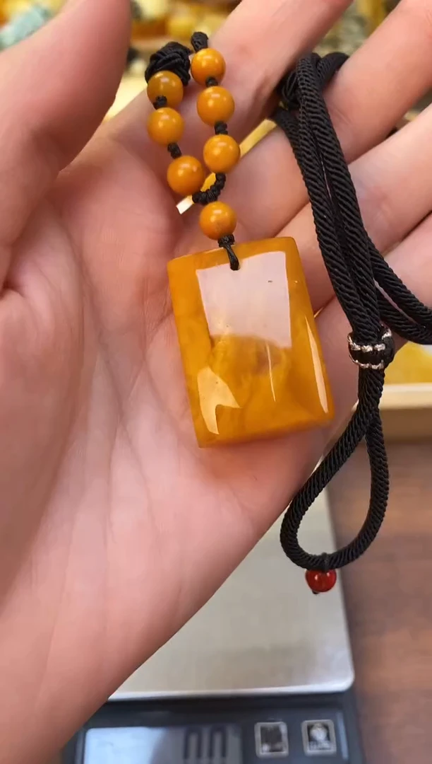 裸石琥珀未镶嵌天然琥珀蜜蜡