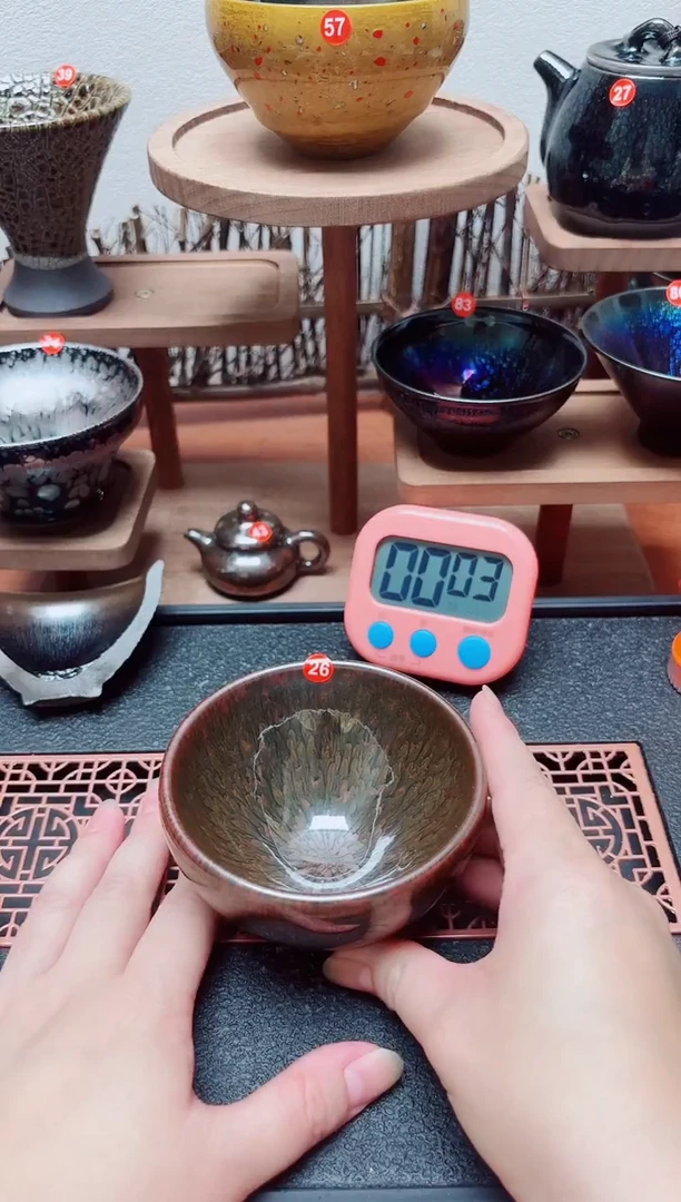 茶盏飞**说26号建盏工匠茶器