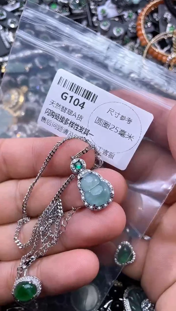 【闪购商品】翡翠颈饰未镶嵌G104项链