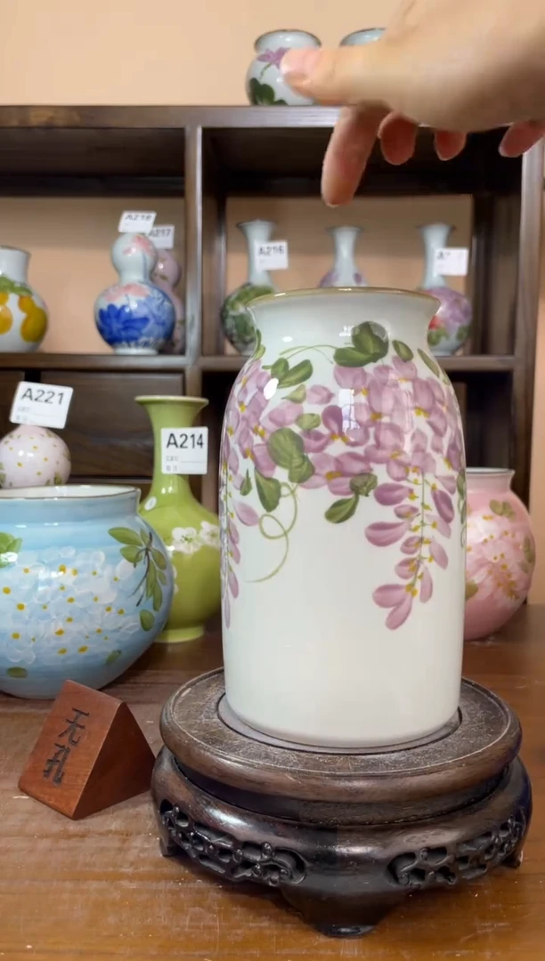 瓶景德镇手绘陶瓷花瓶 源头工厂