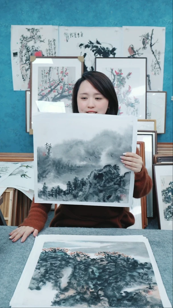 【闪购商品】国画郑志超老师棉画