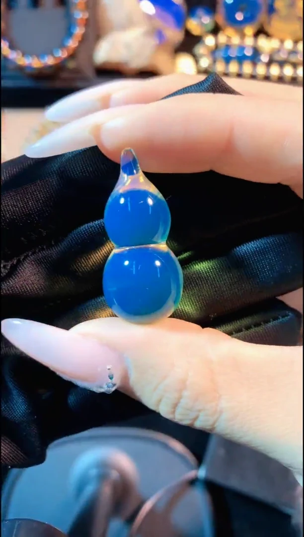 【闪购商品】琥珀珠宝奇石未镶嵌蓝珀葫芦