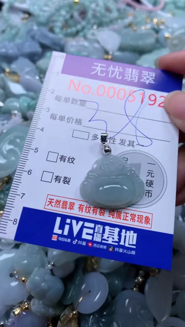 翡翠未镶嵌吊坠(不含链)5192