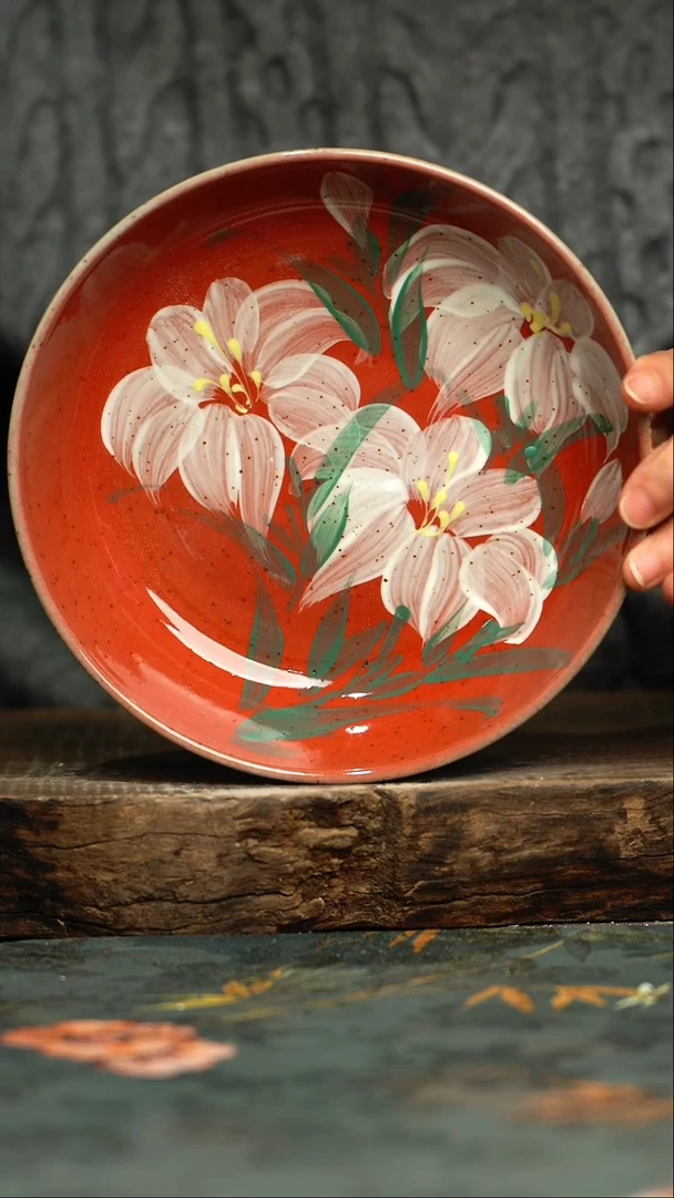 【闪购商品】杯釉下彩手工手绘同款陶器