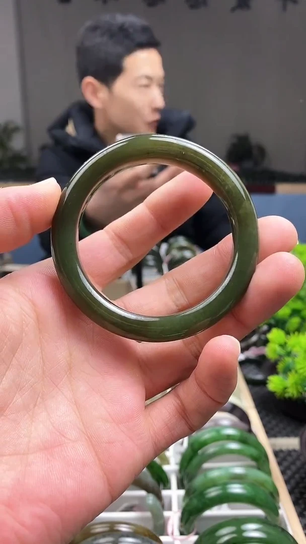 【闪购商品】和田玉手镯未镶嵌54.2