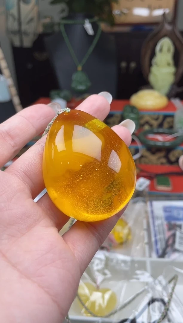 蜜蜡颈饰未镶嵌kh25