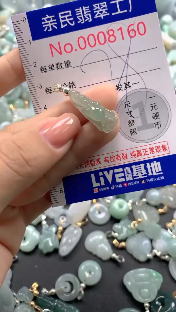颈饰未镶嵌翡翠8160