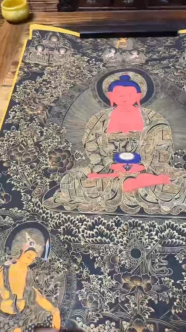 卷轴画梵古文创臻选唐卡130