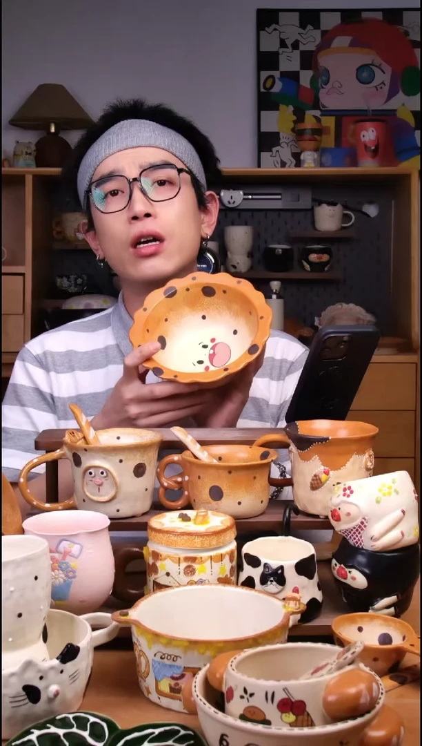 碗景德镇可爱设计师款陶瓷