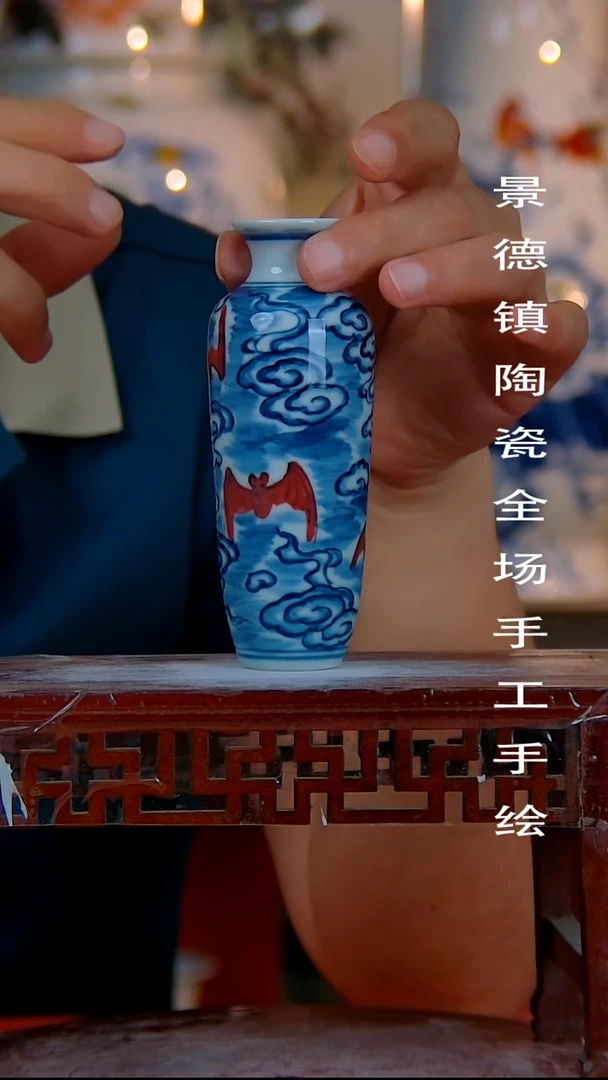 摆件景德镇陶瓷 全场手工手绘