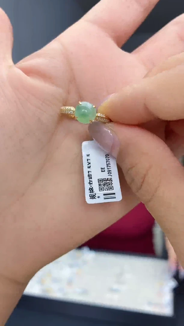 银S925镶嵌戒指翡翠11111111111111