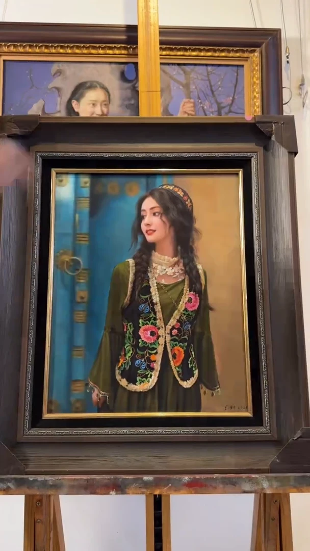 【闪购商品】油画人物手绘油画系列