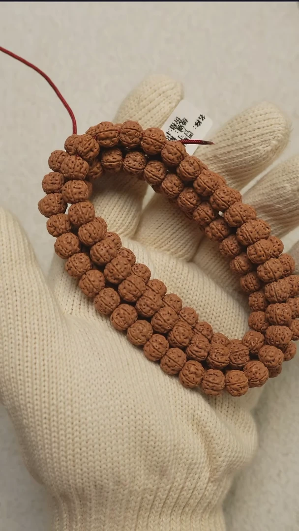 金刚菩提手串59凹底梅花108精品