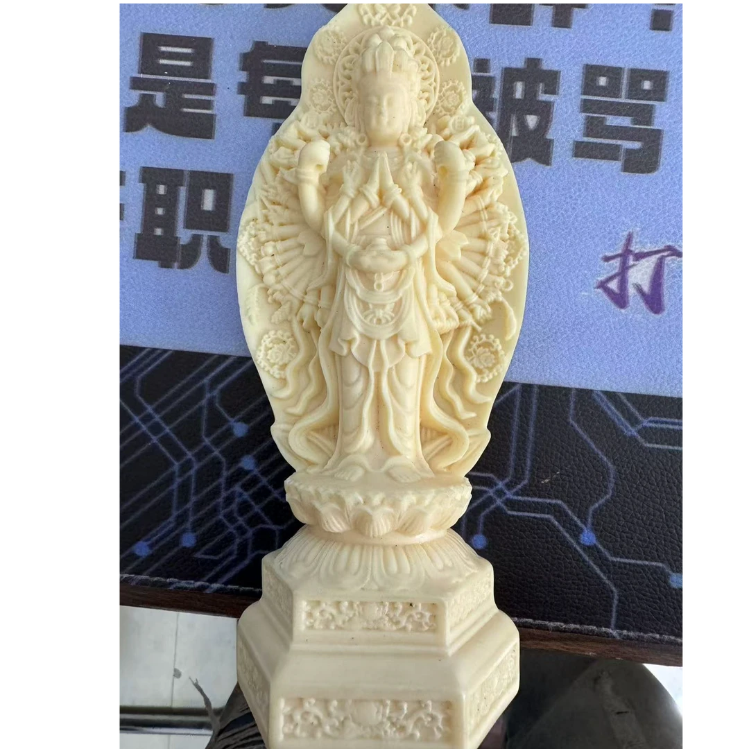 嘻【闪购商品】猛犸牙观音摆件44