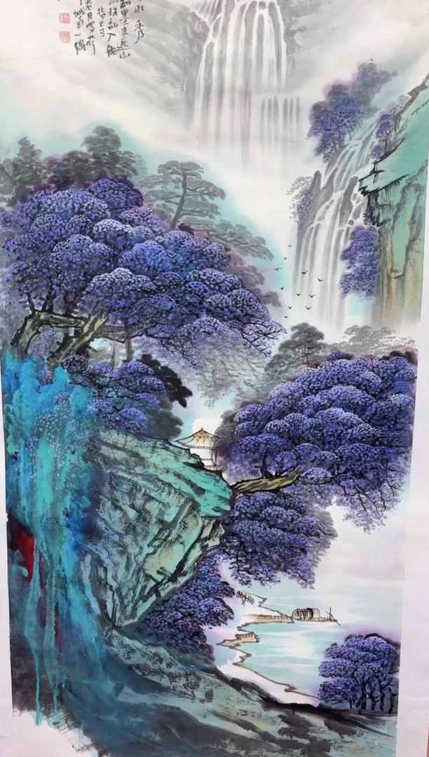 国画师立照老师国画作品