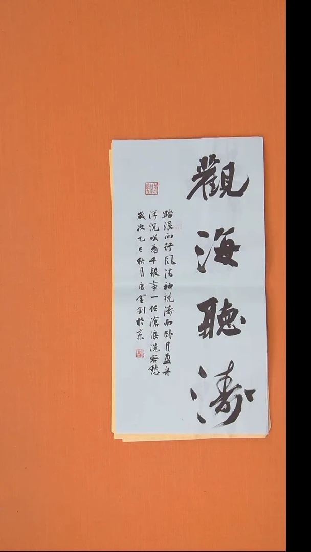 书法唐金钊老师精美作品68*34