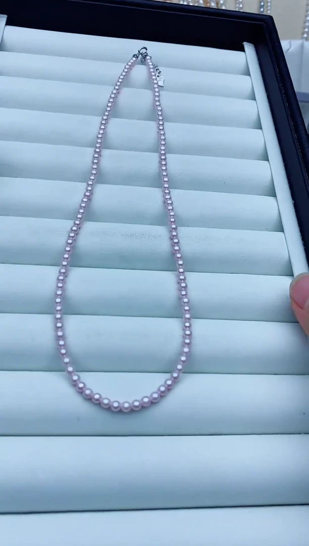 项链银S925镶嵌淡水珍珠项链多样性发其一