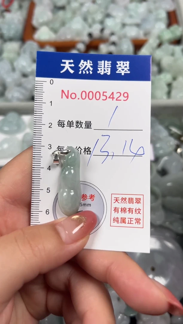 翡翠未镶嵌吊坠(不含链)5429