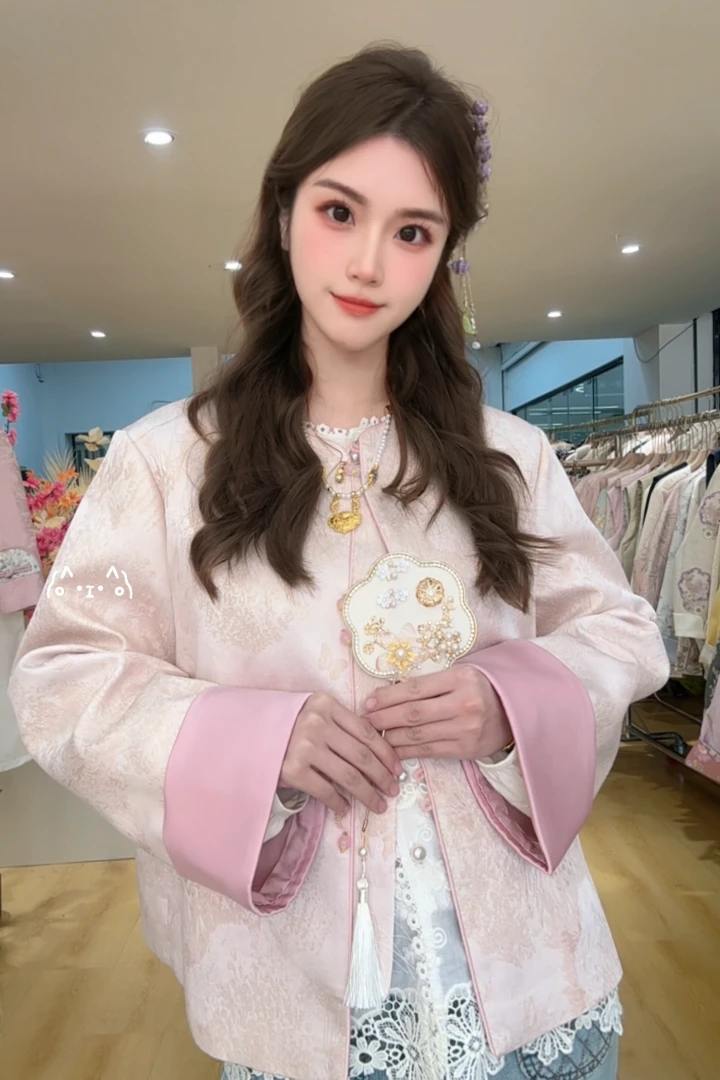 （运费补贴）新中式国风浮雕气质宽松显瘦时尚春秋外套