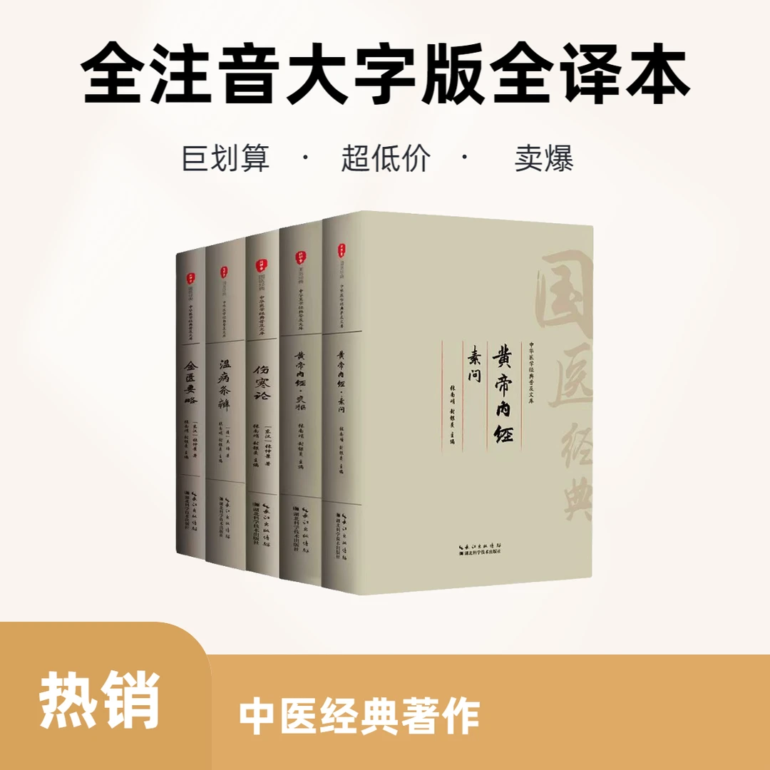 全注音大字版白话中医黄帝内经（素问灵枢）伤寒论金匮要略温病条辨