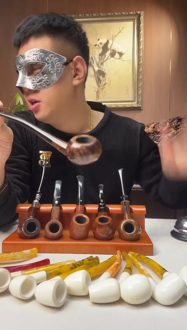 石楠木纯手工意大利石楠木烟斗