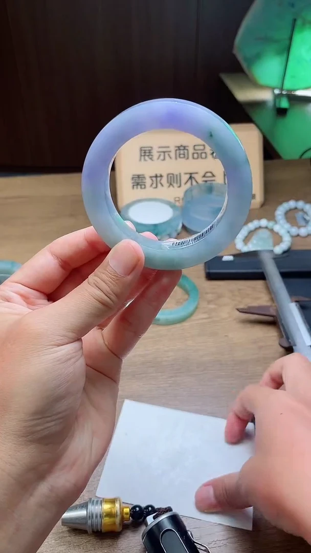定制翡翠手镯未镶嵌心*定制