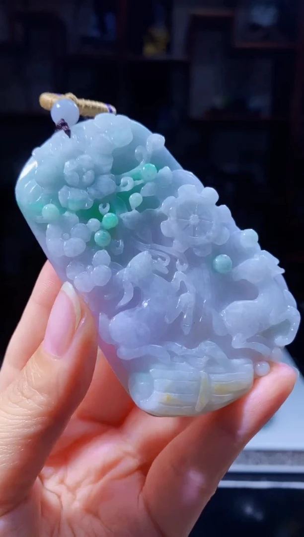 定制翡翠未镶嵌LL翡翠毛货WXJ-57