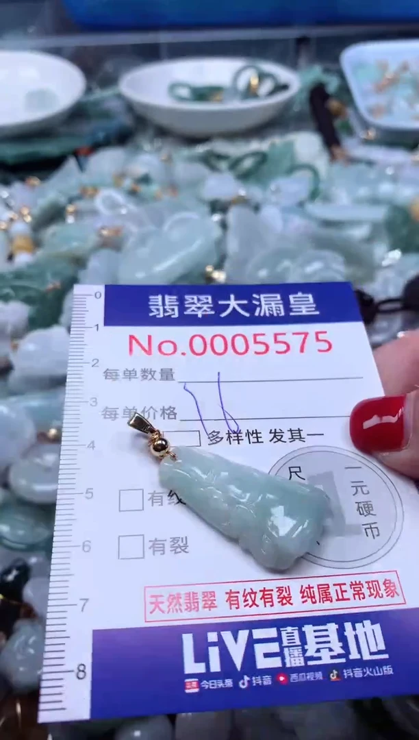 颈饰未镶嵌翡翠5575