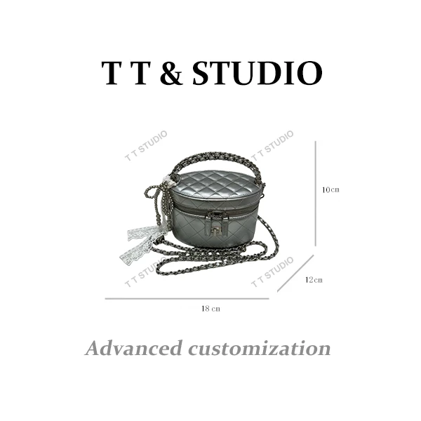 【TT Studio】ZT-D7209-珠银 RAIN.CUN简约腋下斜跨轻奢女包