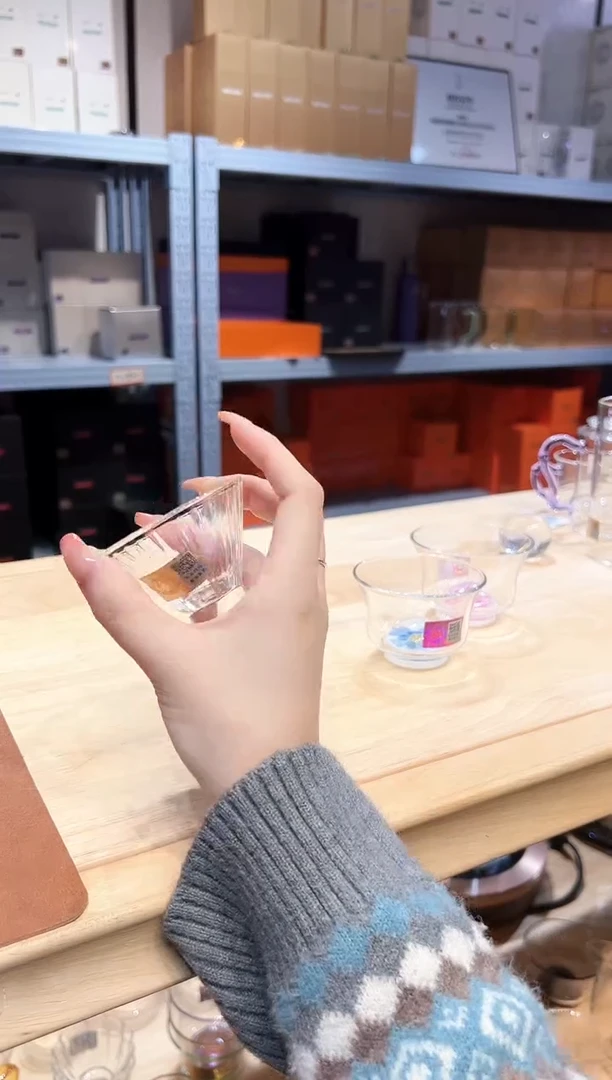 禾器朝杯主人杯透明色