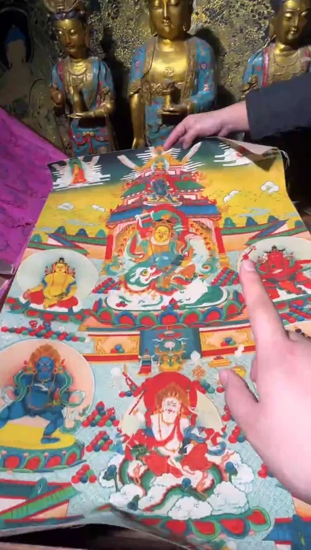 卷轴画东东唐卡tk16