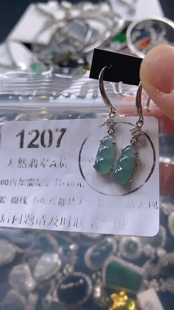 翡翠未镶嵌吊坠(不含链)1207