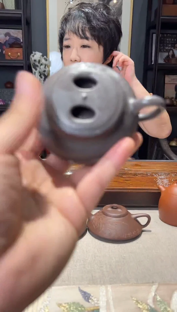 茶壶紫砂天青 牛盖