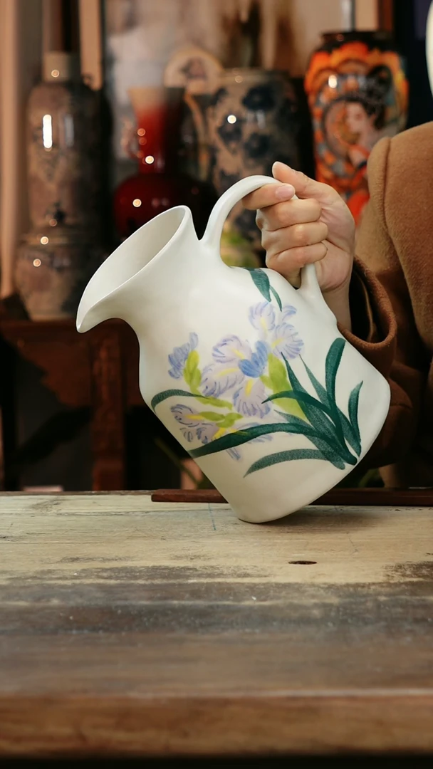 【闪购商品】瓷片景德镇纯手工釉下彩精品花瓶