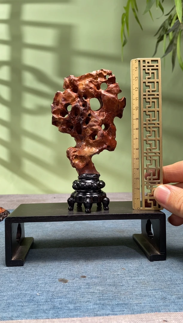 石材树脂底座 石头是青州玲珑石