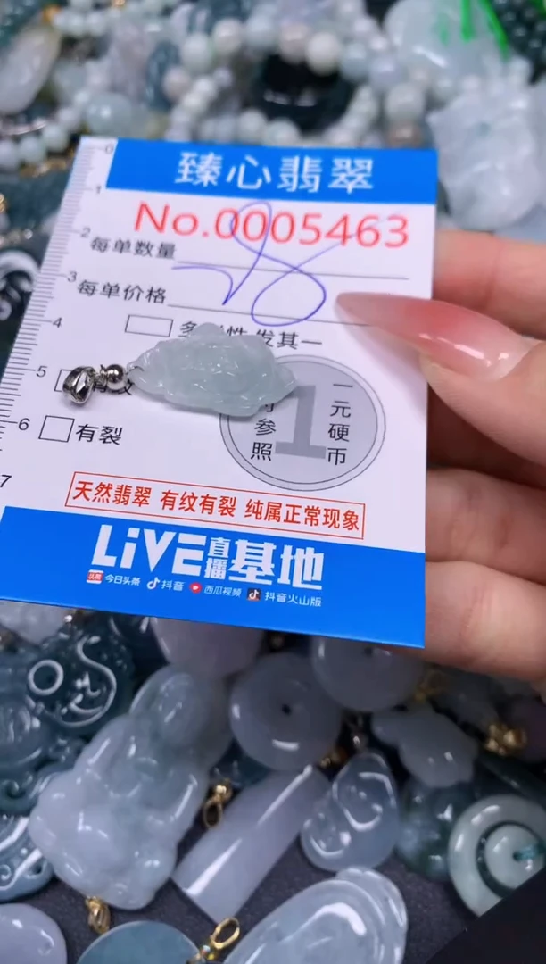 【闪购商品】翡翠颈饰未镶嵌含绳0005463