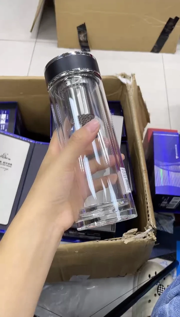 高硼硅玻璃无手柄款013万象双层瑕玼450ml
