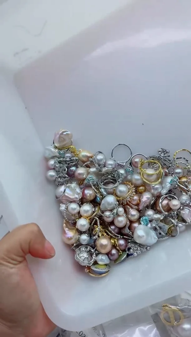 淡水珍珠未镶嵌吊坠(不含链)jz 多样性发其一，非无暇