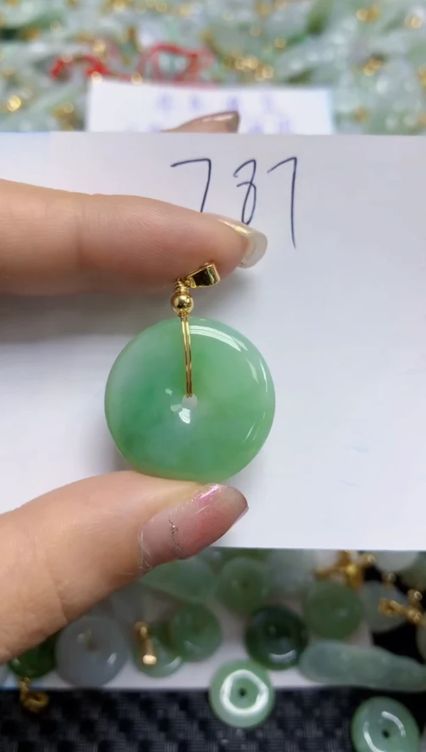 【闪购商品】翡翠颈饰合金   天然A货翡翠