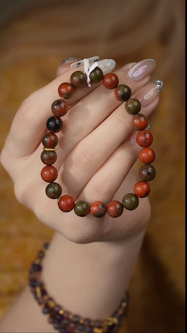 【闪购商品】南红玛瑙单圈18K金镶嵌T07（多样性发一件）