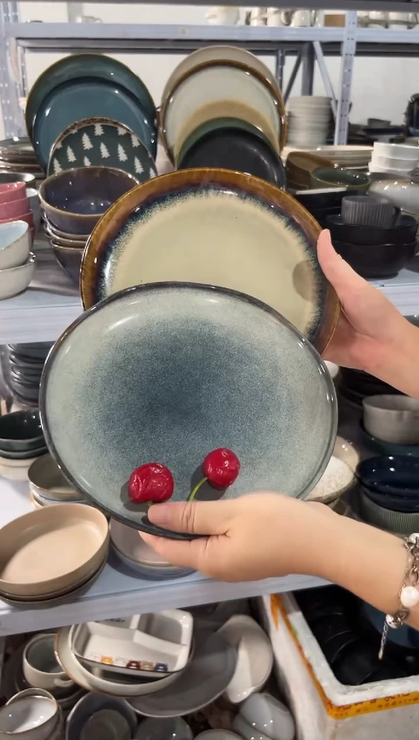 陶瓷外贸尾货瑕疵满20包邮X2 小盘C4A/H2B