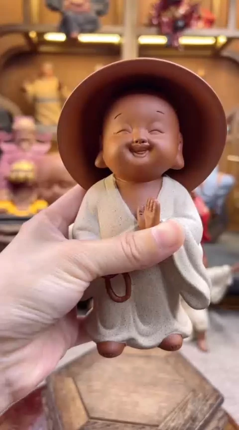 紫砂茶宠器闵茶宠摆件