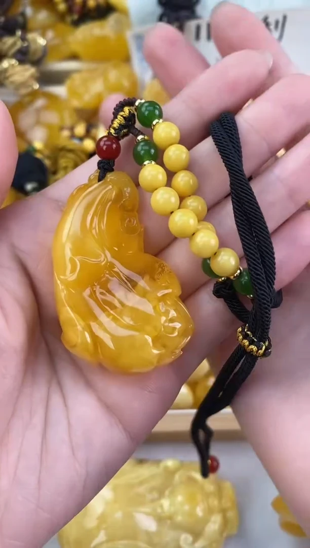 裸石琥珀未镶嵌天然琥珀蜜蜡