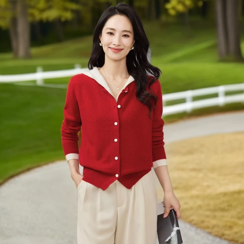 100%纯羊毛衫正品女士高档冬季百搭时尚贴身穿舒适不扎羊毛衫