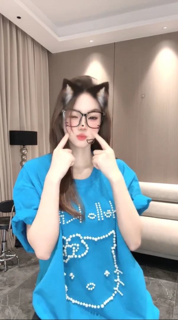 【蜜爷家】猫咪珍珠T恤178#