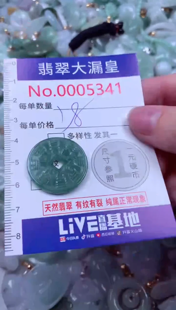 吊坠(不含链)未镶嵌翡翠5341