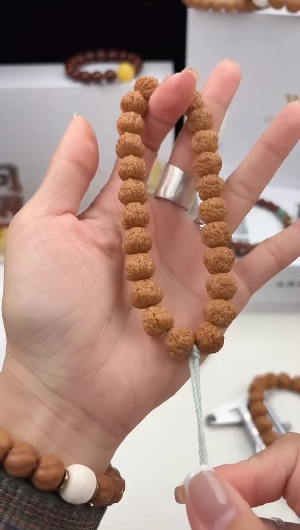 手串猴头核桃体验款11+三角蛙手持