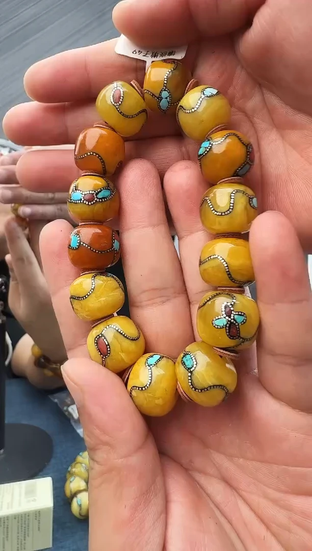 蜜蜡未镶嵌珠宝奇石假一罚十49，17多样性发其一