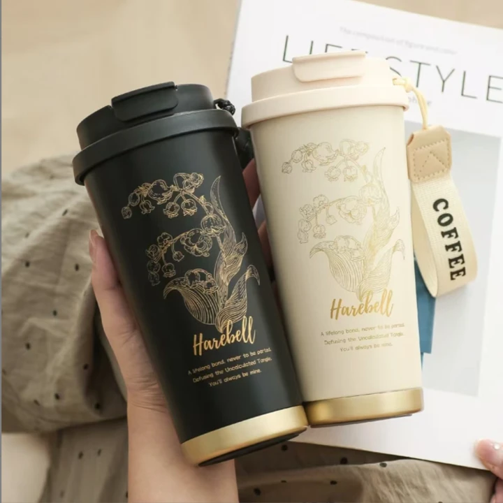 高颜值男女同款咖啡杯316双饮口设计水杯奶瓶奶嘴同款材质吸嘴