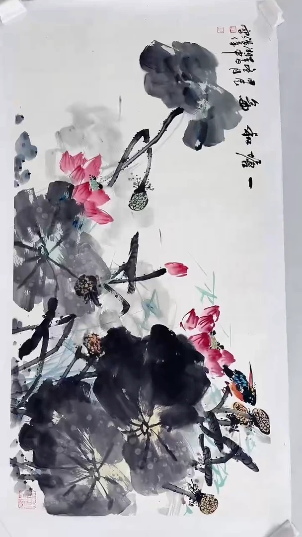 书法9-23-6张老师8平尺国画作品